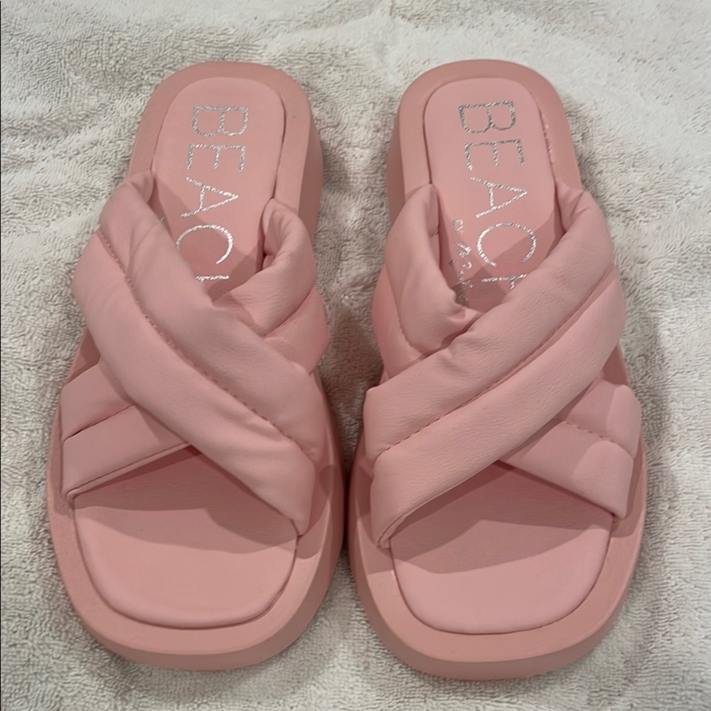 Pink Women's Slide Sandals